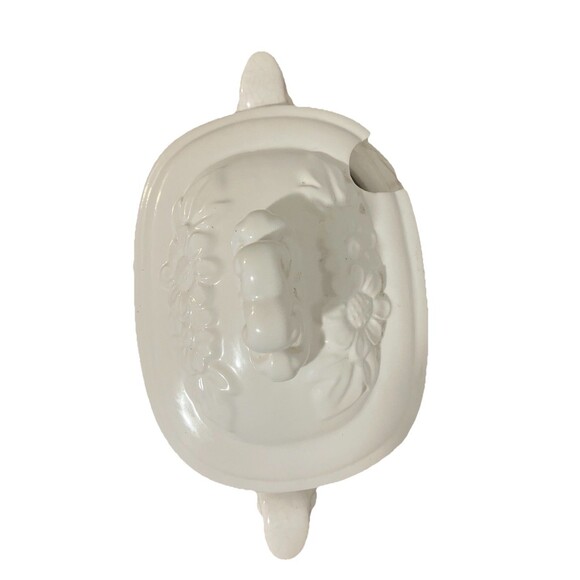 Vintage Himark White Ceramic Small Daisy Soup Tureen With Lid Made In Japan - Picture 3 of 16